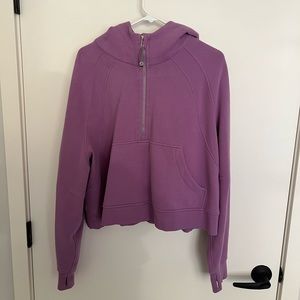 Lululemon Scuba Oversized Half-Zip XL Wisteria